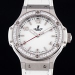 [최고급형 쿼츠]HUBLOT BIGBANG STEEL WHITE BAGUETTE 38mm  위블로 빅뱅 스틸 화이트 바게트 38MM - HUB056