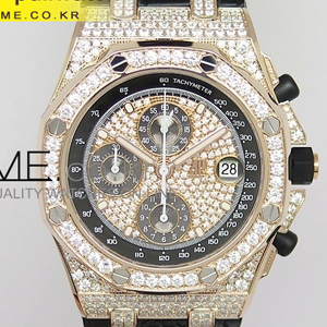 [7750 MOVE] Audemars Piguet Royal Oak Offshore Chrono Jewelry JF - 오데마 피케 오로얄오크 오프쇼어 크로노 그래프 쥬얼리 42mm - ap181