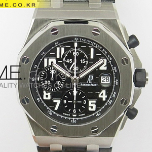 [7750 MOVE] Royal Oak Offshore Chrono black-themes bJF est edition - 오데마 피케 로얄오크 오프쇼어 크로노 그래프 블랙테마 베스트 에디션 42mm - ap145