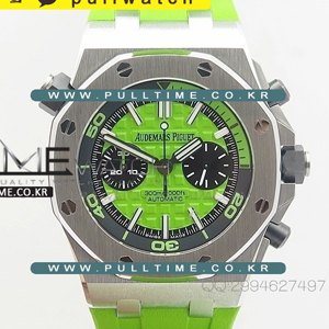 [3126 MOVE] Audemars Piguet Royal Oak Offshore Diver Chronograph Green . #26703ST.OO.A070CA.01 JF Best Edition - 오데마피게 로얄오크 오프쇼어 다이버 크르노그래프- ap243