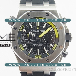 [3126 MOVE] Audemars Piguet Royal Oak Offshore Diver Chronograph Black JF Best Edition - 오데마피게 로얄오크 오프쇼어 다이버 크르노그래프- ap253