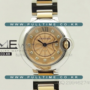 [Ronda quartz] Cartier Ballon Bleu champagne V6 Best Edition 28mm - 까르띠에 발롱블루 28mm - ct266