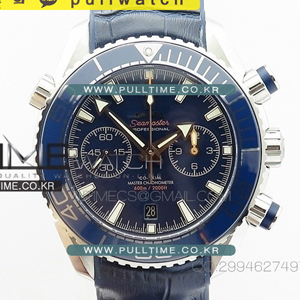 [9900 MOVE] Omega Seamaster Planet Ocean Chronometer 45mm SS OM 1:1 Best Edition - 오메가 씨마스터 플래닛 오션 크르노  - om319