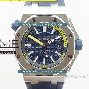 [3120 MOVE] Audemars Piguet Royal Oak Offshore Diver J 15710 blue V7 JF Best Edition - 오데마피게 로얄오크 오프쇼어 다이버 - ap312