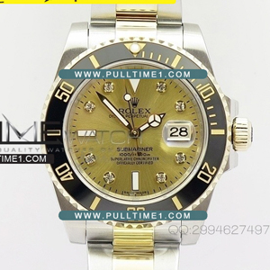 [2836 MOVE] ROLEX Submariner 116613LN TW 1:1 Best Edition - 롤렉스 서브마리너 베스트 에디션 옐로우골드 투톤 포금 - rl845