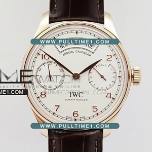 [52850 MOVE] IWC PORTTGUESE Real PR Real Annual Calendar IW5035 YL 1:1 Best Edition - 아이더블유씨 포르투기즈 오토매틱 - iwc379