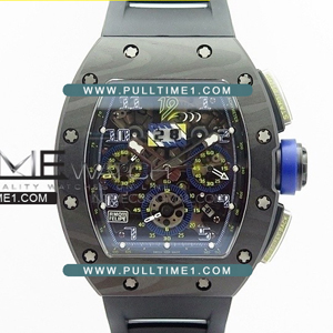 [7750 MOVE] Richard Mille RM011 TT Felipe Massa 10th Anniversary KV Best Edition - 리차드밀러 펠리페 마사 10 주년 카본 크르노그래프 - RIC090