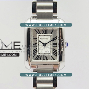 [Ronda quartz] Cartier Tank Anglaise Ladies SS GS 1:1 Best Edition - 까르띠에 앙글레즈베스트 에디션 - CT346