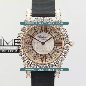 [MIYOTA 9015] Chopard 139419 Diamonds Ladies RG White MOP Diamond Best Edition - 쇼파드 여성용 다이아몬드 베스트에디션 - CHO033