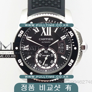 [23J MOVE] Calibre de Cartier Diver W7100056 SS JJ 1:1 Best Edition - 칼리브 드 까르띠에 다이버 (정품비교샷 有) - ct319