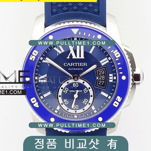 [23J MOVE] Calibre de Cartier Diver WSCA0010 SS JJ 1:1 Best Edition - 칼리브 드 까르띠에 다이버 (정품비교샷 有) - ct326