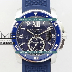 [23J MOVE] Calibre de Cartier Diver SS JF  1:1 Best Edition - 칼리브 드 까르띠에 다이버 - CT372