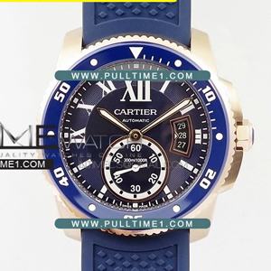 [23J MOVE] Calibre de Cartier Diver RG JF 1:1 Best Edition - 칼리브 드 까르띠에 다이버 - CT383