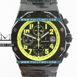 [7750 MOVE] Audemars Piguet Royal Oak Offshore Bumble Bee Forged Carbon JF 1:1 Best Edition - 오데마 피게 로얄 오크 오프쇼어 범블 비 베스트에디션 - AP385