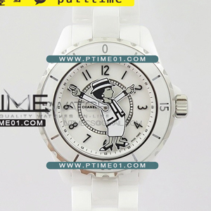 [2824 MOVE] Chanel J12 Mademoiselle Shanel 38mm KOR 1:1 Best Edition - 샤넬 J12 풀세라믹 - NEL082