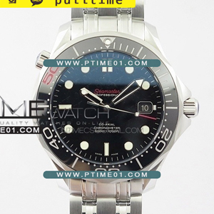 [2824-2MOVE] Omega Seamaster 300M 007 50th SS MK V3 1:1 Best Edition - 오메가 씨마스터 300 007 - OM520