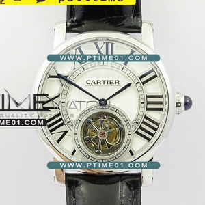 [SEGULL TOURBILON] Rotonde de Cartier Flying Tourbillon SS BL Best Edition - 까르띠에 로통드 투어빌론 베스트 에디션 - CT477