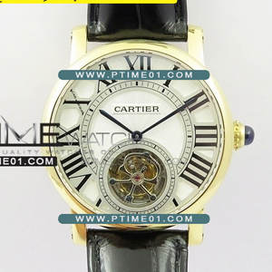 [SEGULL TOURBILON] Rotonde de Cartier Flying Tourbillon YG BL Best Edition - 까르띠에 로통드 투어빌론 베스트 에디션 - CT479