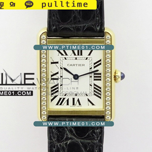 [RONDA QUARTZ] Cartier Tank Solo Small Ladies 25mm YG AF 1:1 Best Edition MD - 까르띠에 탱크솔로 여성용 베스트 에디션 - CT470