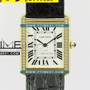 [RONDA QUARTZ] Cartier Tank Solo Large 28mm YG AF 1:1 Best Edition MD - 까르띠에 탱크솔로 베스트 에디션 - CT471