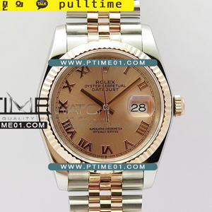 [2824 MOVE] Rolex DateJust 36mm 126231 RG Wrapped GM 1:1 Best Edition - 롤렉스 데이져스트 로즈골드 포금 1:1 베스트에디션 - RL1263