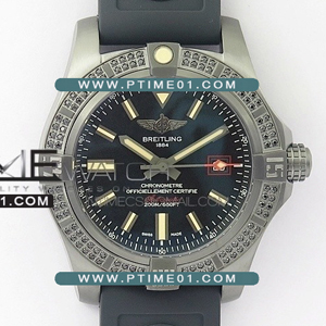 [2824-2 MOVE] Breitling Avenger Blackbird V17311 Ti  DLC 1:1 Best Edition - 브라이틀링 어벤져 44mm - BRE326