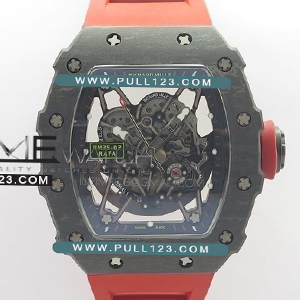 [MIYOTA 8215] Richard Mille RM035-02 New Forge Carbon Pattern  Best Edition - 리차드 밀레 포지드 카본 RM035-02 - RIC195