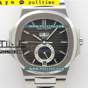 [PP324SC] Patek Philippe Nautilus Moonphase 5726/1A-014 SS GR 1:1 Best Edition - 파텍필립 노틸러스 문페이즈 - PP255