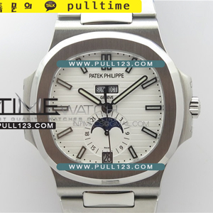 [PP324SC] Patek Philippe Nautilus Moonphase 5726/1A-014 SS GR 1:1 Best Edition - 파텍필립 노틸러스 문페이즈 - PP253