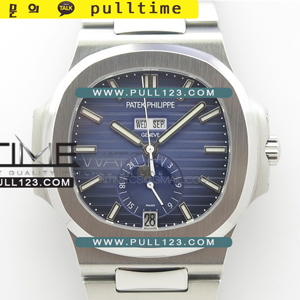 [PP324SC] Patek Philippe Nautilus Moonphase 5726/1A-014 SS GR 1:1 Best Edition - 파텍필립 노틸러스 문페이즈 - PP254