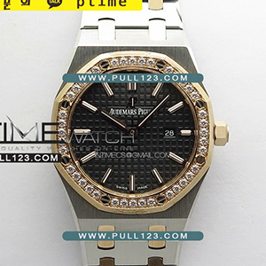 [RONDA QUARTZ] Audemars Piguet Royal Oak 33mm 67651SR SS/RG 8F 1:1 Best Edition - 오데마피게 로얄오크 베스트 에디션