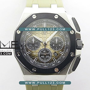 [4401 MOVE] Audemars Piguet Royal Oak Offshore 26240 44mm Chrono SS APF 1:1 Best Edition - 오데마 피게 로얄 오크 오프쇼어 베스트에디션