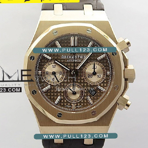 [7750 MOVE] Audemars Piguet Royal Oak Chrono 26331ST 41mm RG IP 1:1 Best Edition - 오데마피게 로얄오크 크르노 그래프 베스트에디션