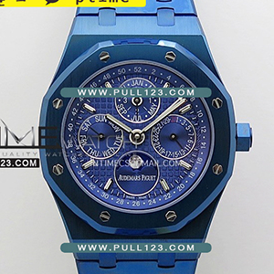 [5134 MOVE] Audemars Piguet Royal Oak Perpetual Calendar 41mm 26574 Blue BBR 1:1 Best Edition - 오데마피게 로얄오크 퍼펙츄얼 캘린더 베스트에디션