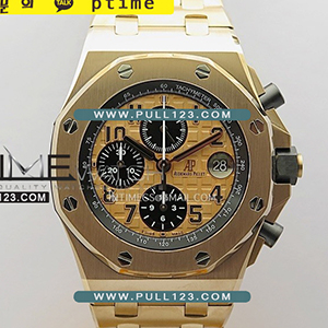 [7750 MOVE] Audemars Piguet Royal Oak Offshore Chrono 42mm RG TKF 1:1 Best Edition - 오데마 피게 로얄 오크 오프쇼어 팬더 베스트에디션