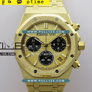 [4401 MOVE] Audemars Piguet Royal Oak Chrono Ref. 26240BA.GG.1324BA.01 YG APS 1:1 Best Edition - 오데마피게 로얄오크 크르노 그래프 베스트에디션