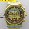 [4401 MOVE] Audemars Piguet Royal Oak Chrono Ref. 26240BA.OO.1320BA.02 YG APS 1:1 Best Edition - 오데마피게 로얄오크 크르노 그래프 베스트에디션