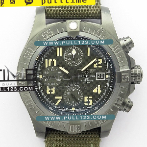 [7750 MOVE] Breitling Avenger Bandit Chronograph 45mm Titanium DLC Best Edition - 브라이틀링 어벤져 크르노 그래프 티타늄 베스트에디션