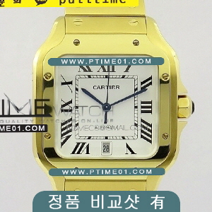 [9015 MOVE] Santos de Cartier Large 2018 40mm BV 1:1 Best Edition - 까르띠에 산토스 베스트 에디션 - CT503