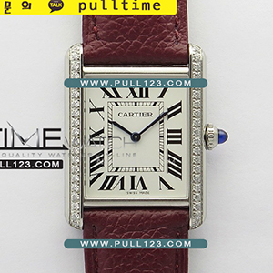 [RONDA QUARTZ] Cartier Tank Must Large 25.5mm SS K11 1:1 Best Edition - 까르띠에 탱크 머스트 베스트 에디션