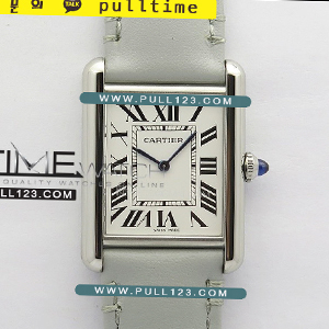 [RONDA QUARTZ] Cartier Tank Must Large 25.5mm SS K11 1:1 Best Edition - 까르띠에 탱크 머스트 베스트 에디션