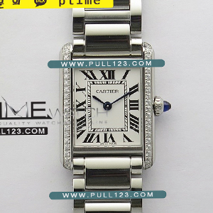 [RONDA QUARTZ] Cartier Tank Must Ladies Small 22mm SS K11 1:1 Best Edition - 까르띠에 탱크 머스트 여성용 베스트 에디션