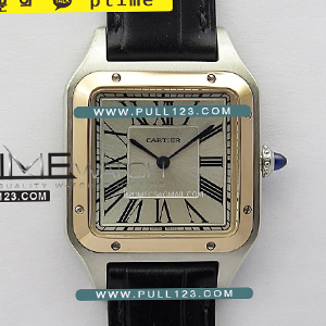 [Ronda quartz] Cartier Santos de Dumon Large 31.4mm SS/RG F1 1:1 Best Edition - 까르띠에 산토스 뒤몽 투톤콤비 라지 남성용 베스트 에디션