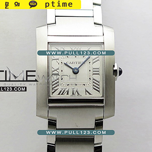 [RONDA QUARTZ] Cartier Tank Francaise Ladies Small 21.2mm SS K11 1:1 Best Edition - 까르띠에 탱크 프랑세즈 베스트 에디션