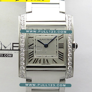 [RONDA QUARTZ] Cartier Tank Francaise Ladies Medium 27mm SS K11 1:1 Best Edition - 까르띠에 탱크 프랑세즈 베스트 에디션