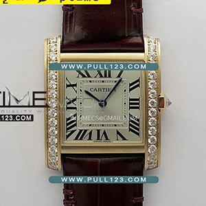 [RONDA QUARTZ] Cartier Tank Francaise Ladies Medium 27mm RG V2 K11 1:1 Best Edition - 까르띠에 탱크 프랑세즈 미듐 로즈골드 베스트 에디션