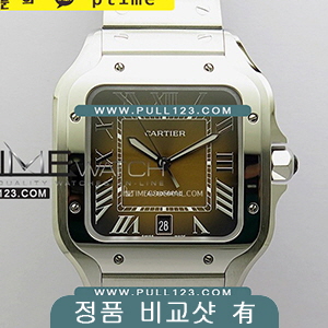 [9019 MOVE] Santos de Cartier Large 40mm SS BV 1:1 Best Edition - 까르띠에 산토스 라지 베스트 에디션