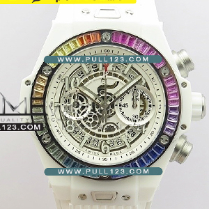 [HUB1220] Hublot Big Bang Unico White Ceramic 45mm HB Best Edition - 위블로 빅뱅 유니코 풀세라믹 베스트 에디션