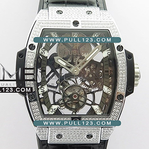 [HB1112 MOVE] Hublot Spirit of Big bang Masterpiece SS/Crystal JBF Best Edition - 위블로 스피릿 빅뱅 마스터피스 투어빌론 베스트에디션