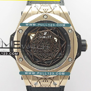 [HB1213] Hublot Big Bang Sang Bleu Ti RG V2 WW 1:1 Best Edition - 위블로 빅뱅 상 블루 티타늄 베스트에디션